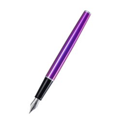 Stilou DIPLOMAT Traveller, cu penita M, din otel inoxidabil - funky fuchsia