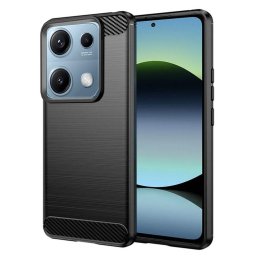 Husa Husa pentru Xiaomi Redmi Note 14S - Techsuit Carbon Silicone - Black