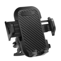 Suport auto telefon SBS TEHWSUPCLIPSTG, grila ventilatie, cleme intarite, negru