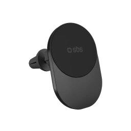 Suport auto telefon SBS TESUPPVENTWIRQI215W, incarcare wireless Qi2 15W, MagSafe, grila ventilatie, negru