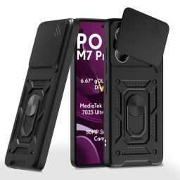 Husa Husa pentru Xiaomi Poco M7 Pro 5G - Techsuit CamShield Series - Black