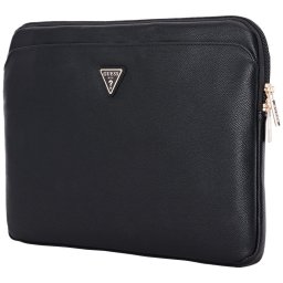 Husa cu Fermoar pentru Laptop, 14" - Guess Grained Triangle Logo (GUCS14ZPGTSPSK) - Black