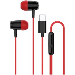 Casti CNS-CEP5R, In-ear, Wired, Rosu