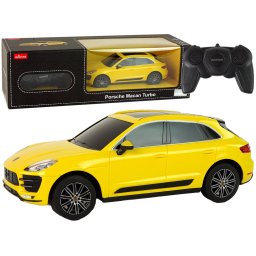 Mașină radiocomandă Porsche Macan Turbo 1:24 Rastar Galben