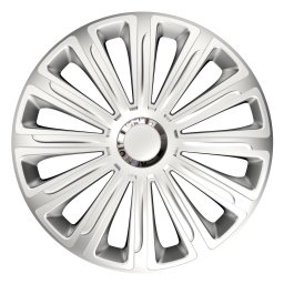 Capac roată auto trend RC argintiu, 15" inch