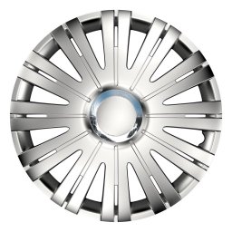 Capac roată auto argintiu activ rc 14" inch