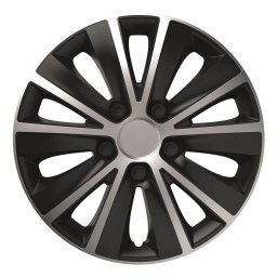 Capac roată auto negru argintiu rapide 14" inci