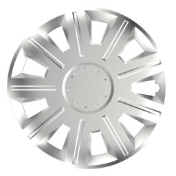 Capac roată auto Victory argintiu de 13" inch