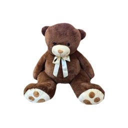 Mascotă ursuleț gienio maro 80 cm