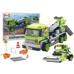Set mare de role betonieră 369 elemente construcții