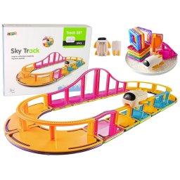 Blocuri de construcție magnetice Sky Track 29 piese