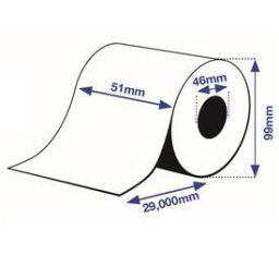 Accesorii imprimante 7113426, 51 mm x 29 m