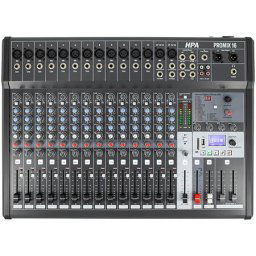 Consola DJ MIXER DIGITAL 16 CANALE 48V BT/USB/SD