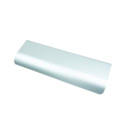 Maner metalic pentru mobilier, model Attis, Lungime totala = 50 120 200 300 400 1200 mm, finisaj aluminiu (Distanta dintre gauri: 256 mm)