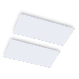 Klarstein Wondersky, Încălzitor infraroșu de tavan, set de 2 încălzitoare, 700 W 60 x 6 x 120 cm (L x Î x l), IP44 (HTR10-Wondersky700db)