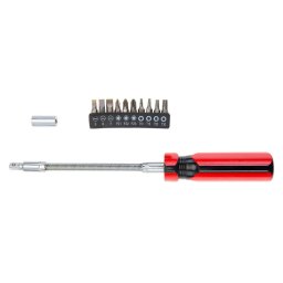 Șurubelniță cu ax flexibil, set de 12