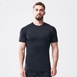 SQUATWOLF Tricou Vented Run Tee Black S