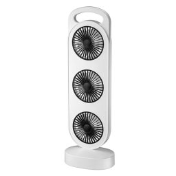 Ventilator puternic de birou reincarcabil cu design Triplu acumulator reincarcabil
