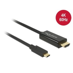 Delock Cable USB Type-C male > HDMI male (DP Alt Mode)4K 60 Hz 2m black