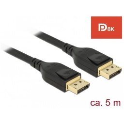 Delock Cable Displayport 1.4 male > Displayport male (20pin) 8K 5m