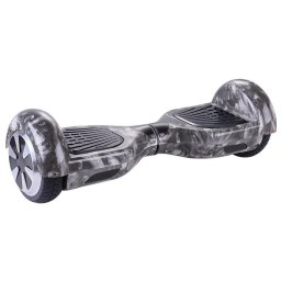 Hoverboard cu roti de 6.5 inch - design camuflaj negru