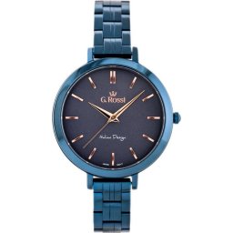 ZEGAREK DAMSKI 11389B-6F3 (zg787h) blue/violet uniwersalny