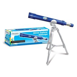 Discovery - Telescop astronomic, 30mm, 15X, trepied din aluminiu