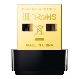 Adaptor wireless TP-Link Archer T2U Nano, AC600, Dual-Band, Nano ArcherT2UNano