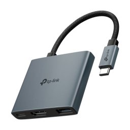 Hub USB-C 3-in-1, 1 x USB-C PD 100W, 1 x USB-A 5Gbps, 1 x HDMI 4K 60Hz - TP-Link UH3020C