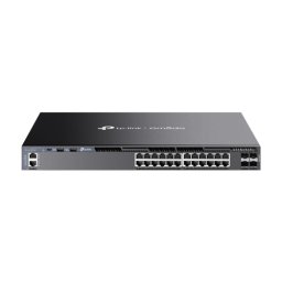 Switch 24 porturi RJ45 Gigabit, 4 x SFP+ 10G, 2 x USB, 2 x surse, L3 Management, 1U - TP-Link Omada SG6428X