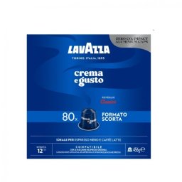 Capsule cafea Lavazza Crema & Gusto Classico, compatibile Nespresso, 80 buc