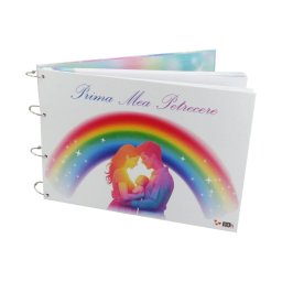 Guest Book Botez – carte mesaje invitați - Prima mea petrecere, Curcubeu - ILIF505063