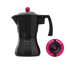 Espressoare pentru aragaz Espressor de cafea Taurus BLACK MOMENTS KCP9006I, 6 cesti