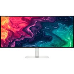 Monitor LED Curbat 34 Plus S3425DW, 34 inch, 3440 x 1440 pixeli, 1 ms GTG, Silver-Black