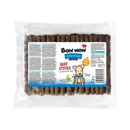 Recompense pentru caini Bow Wow natural sticks, Rulouri cu carne de pasare si colagen, 17 buc