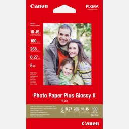 Hartie foto Canon PP-201 10x15 cm, 100 Sh. Photo Paper Plus Glossy II 265 g