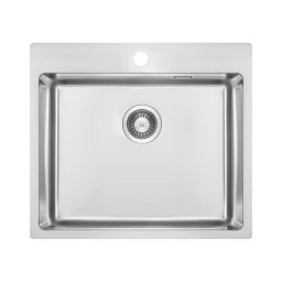 Chiuvetă de bucătărie Deante ZPO_010B OLFATO 50,5x55 cm oțel periat