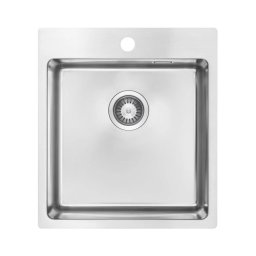 Chiuvetă de bucătărie Deante ZPO_010A OLFATO 50,5x45 cm oțel periat