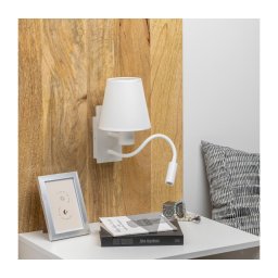 Lampă LED de perete Brilagi NUBILA 1xE27/25W/230V + LED/3W alb