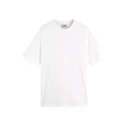 SCOTCH & SODA T-Shirt Regular Fit 3 Crosses 180045 SC101 white