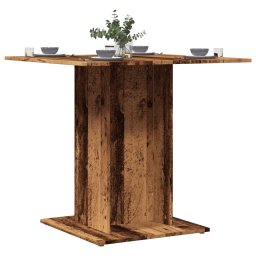 Masa de bucatarie, lemn vechi, 80x80x75 cm, lemn prelucrat GartenMobel Dekor