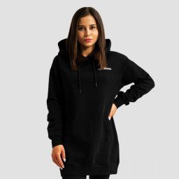 GymBeam Hanorac pentru femei Limitless Longline Black L