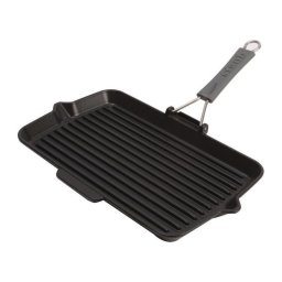 Tigai si seturi Staub Square Grill Pan 34x21cm cast iron, black, induction