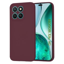 Husa Husa pentru Honor X8c - Techsuit SoftFlex - Plum Red