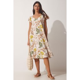 Fericirea İstanbul femei crem biscuit model lenjerie rochie de vară
