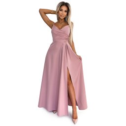 Elegant long maxi dress with straps Numoco