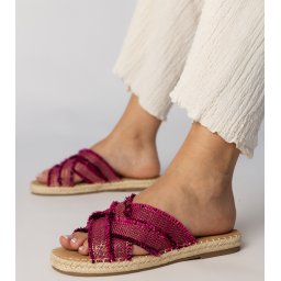 Gemre Espadrile roz cu platformă Berunda