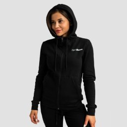 GymBeam Hanorac cu fermoar pentru femei Limitless Black XS