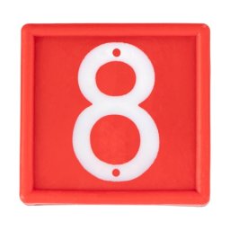 Cifre pentru curea de marcaj animale, nr. 8, 10 buc.