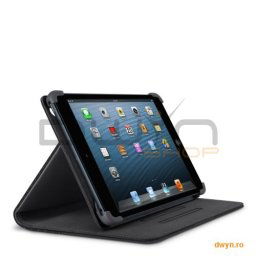 Husa iPad Mini Belkin cu stand, Neagra, F7N034VFC00